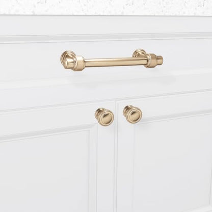 10 Pack 3.75 Inch Kitchen Cabinet Handles Champagne Bronze Cabinet Pulls Zinc Alloy Drawer Pulls Kitchen Hardware - color: Champagne Bronze, size: 3-3/4'' Hole Center(96mm)