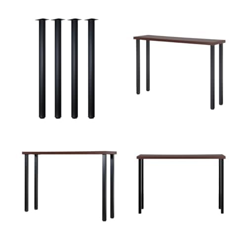 LCSDLHLSY 36 Inch Metal Bar Table Legs,Heavy Duty Desk Legs,Black Set of 4. - size: 36 Inch