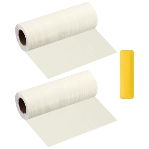 HARFINGTON Wood Grain Repair Tape 6" x16ft Self-Adhesive Repair Patch - color: Beige Wood, size: 6" x 16ft