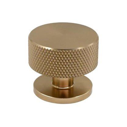 Alzassbg Champagne Bronze Knurled Round Cabinet Knobs 30 Pack, AL6023BRG - color: Champagne Bronze, size: 30 Pack