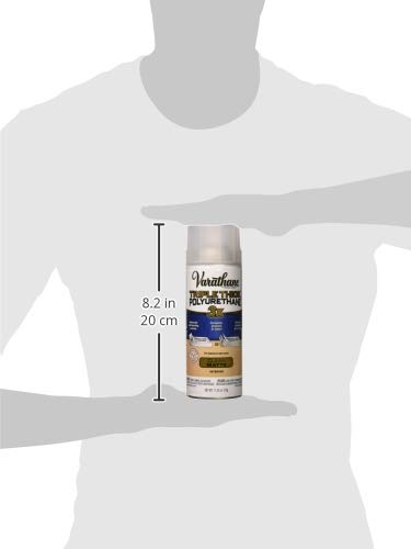 Varathane Triple Thick Polyurethane Matte Wood Finish Spray - size: 0.35 Quart Spray (Pack of 1), style: Matte