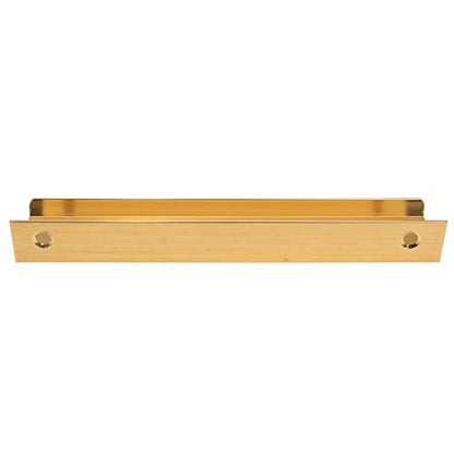 Dark Gold Finger Pulls, 5.9 Inch, 5.04 Inch Centers, 6Pcs - color: Gold, size: 150mm/5.9", style: Straight Edge