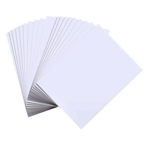 Vinyl Siding Repair Kit - 20 Pieces White Self-Adhesive Siding Patch, PVC Vinyl Fence Parts, Vinyl Weatherproof Siding Repair Tape for Cracks, Holes & Scratches