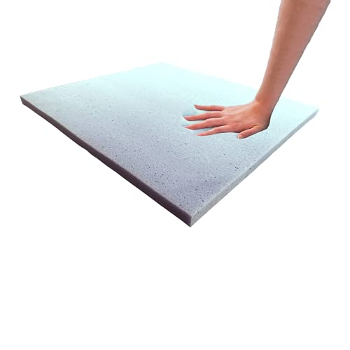 Foamma 3" x 23" x 23" Cooling Gel-Infused Memory Foam Cushion, Seat Replacement, Padding, Chair Cushion Square Foam, Dining Chairs, Wheelchair Cushion Replacement - size: 3" x 23" x 23"