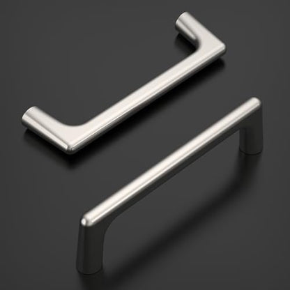 Amerdeco 10 Pack Brushed Satin Nickel Cabinet Pulls 3.75" - color: Brushed Satin Nickel, size: 3.75" hole center