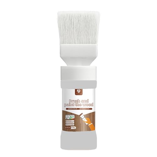 Wood and Metal Paint 2-in-1 Brush (6.35oz, Glacier Color) Convenient Solid Wood Furniture Repair, Outdoor Metal Coating - color: Glacier Color, size: 6.35 Fl Oz (Pack of 1)