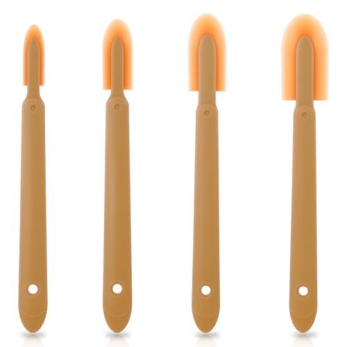 4PCS Multi Size Flexible Silicone Caulking Spatula Set