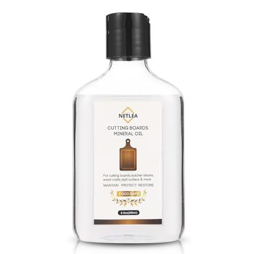 Food Grade Mineral Oil 8.5oz – Conditioner for Cutting Boards - size: 8.5 Fl Oz (Pack of 1)