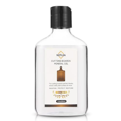 Food Grade Mineral Oil 8.5oz – Conditioner for Cutting Boards - size: 8.5 Fl Oz (Pack of 1)