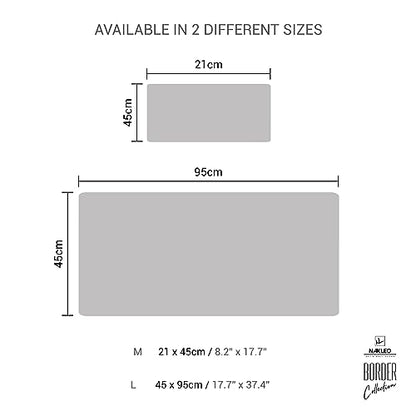 Border Reusable Plastic Wall Stencil // Frill - SEMICIRCLES 5 // Art Craft Mylar Template (8.3"x17.7") - color: Frill Semicircles 5, size: 21x45cm