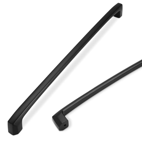 COTYKILEY 10 Pack 10 Inch(254mm) Matte Black Kitchen Cabinet Handles Cabinet Pulls Cabinet Door Handles Kitchen Cabinet Hardware Cupboard Drawer Pulls - color: Matte Black, size: 10" Hole Center（254MM）