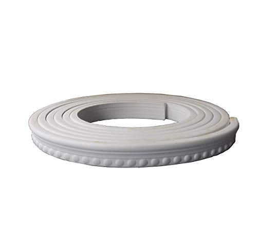 Flexible Moulding Crown Molding Trim for Furniture Door Picture Frame0.85"(2.15cm) x 115"x 0.31"