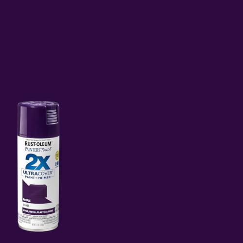 Rust-Oleum Painter's Touch 2X Ultra Cover Spray Paint, Gloss Purple
