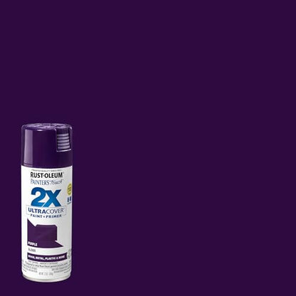 Rust-Oleum Painter's Touch 2X Ultra Cover Spray Paint, Gloss Purple