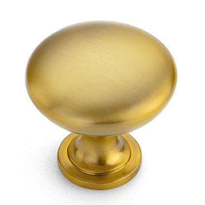 Ravinte Gold Cabinet Knobs, Zinc Knobs Drawer Pulls, 5 Pack - color: Brushed Brass