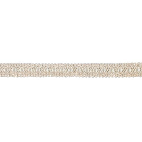 Gimp Braid Trim, 10 Yards 0.59 Inch Fabric Trim, Beige - color: Beige, size: 10yard