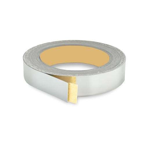 Mirror Chrome PVC 1 1/2 inch x 25 ft Edge Banding Peel Stick Tape Adhesive Metal Edging Veneer Aluminum Trim Flexible Strip Molding MDF Wood Cabinet Laminate Shelf Furniture Countertop Formica Plywood - color: Mirror Chrome, size: 1-1/2 inch x 25 ft