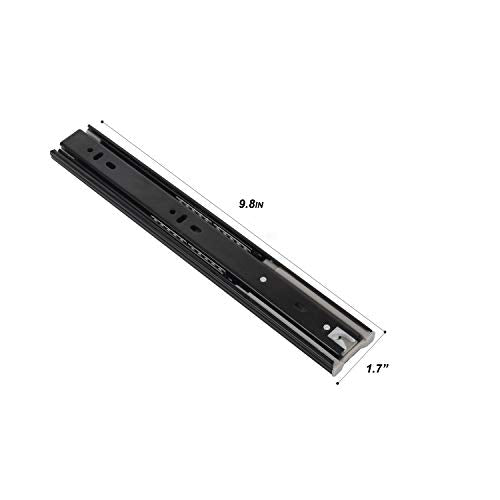 10 Inch Full Extension Soft Close Ball Bearing Drawer Slides 2 Pair