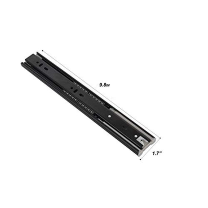 10 Inch Full Extension Soft Close Ball Bearing Drawer Slides 2 Pair
