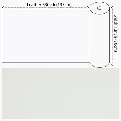 Smooth Solid Color Faux Leather Sheets Roll 12"X53" (30cmX135cm),Very Suitable for Making Crafts, Leather Earrings, Bows,Sewing (Beige White) - color: Beige White