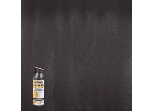 Rust-Oleum Universal Metallic Spray Paint, Black Stainless Steel - color: Black Stainless Steel, size: 11 Ounce (Pack of 1)
