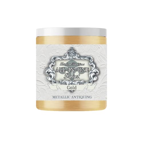 Heirloom Traditions Antiquing Gel - Gold Metallic - 8 Fl Oz - color: Gold Metallic, size: 8 Fl Oz (Pack of 1)