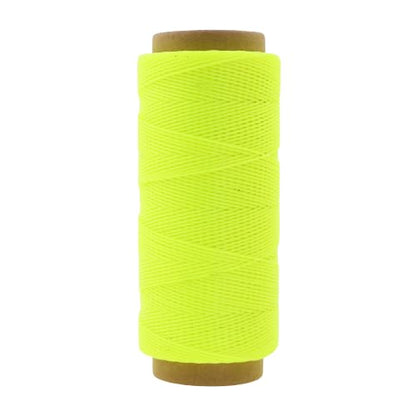 Mandala Crafts 130M 0.55mm Lime Green Round Waxed Thread for Leather Sewing - color: Lime Green, size: Round 0.55mm 142 Yards 130M