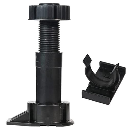 4-Pack Adjustable Cabinet Leveling Legs, 4.7"-5.9" Height, 330 lb Capacity - size: 4 Pieces