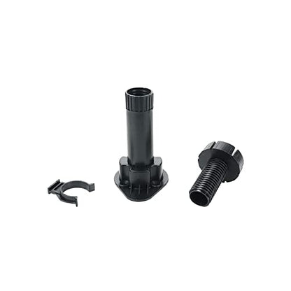 Adjustable Cabinet Levelers, 4.7-5.9 Inch, Black, 4Pcs - size: 4.7-5.9 Inch