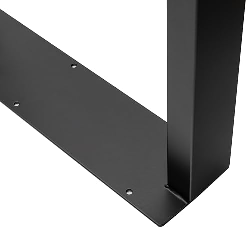 36 Inch Metal Bar Table Legs,DIY Furniture Legs,Black Set of 2. - size: W17.72"*H36"