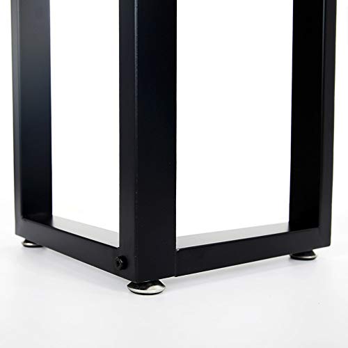 TIEOU Metal Legs for Table V Shape 28" H Tall Metal Black Table Leg Heavy Duty Industrial Desk Legs Set of 2 - size: V Shape-28"H
