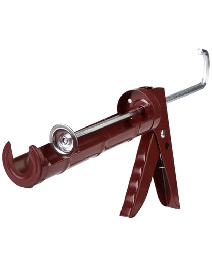 Bates- Caulking Silicone Gun, 10:1 Thrust Ratio, Hand Caulking Guns, No Drip - color: Brown, size: 1 Pack