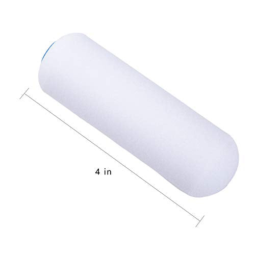 Mister Rui 30 Pack 4 Inch Foam Paint Roller Covers - color: 30 Pcs 4" Foam Roller Cover