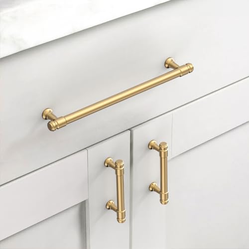 Asidrama 10 Pack 7.5 Inch Champagne Bronze Kitchen Cabinet Handles - color: Champagne Bronze, size: 7.5" Hole Center(192mm)