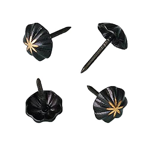 Maozaa 200Pcs 7/16" Upholstery Tacks for Furniture, Decorative Tacks - size: 200 PCS - Round Head