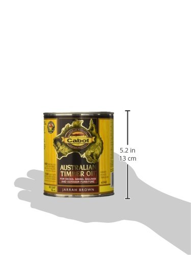 Cabot Australian Timber Oil Wood Stain and Protector, Jarrah Brown, 1 Quart - color: Jarrah Brown, size: Quart