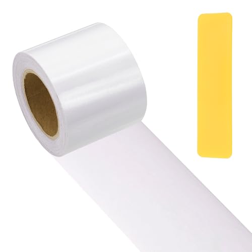 PATIKIL Wood Grain Repair Tape 2" x33', Self Adhesive Realistic Textured Repair Patch Peel and Stick Wood Tape with Scraper for Floor Door Window Furniture Table Bright White - color: Bright White, size: 2"x33'