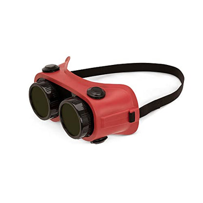 Jackson Safety WS Series Retro Safety Goggles - color: Iruv Shade 5, size: One Size, style: Fixed Round