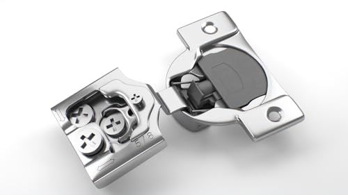 10-Pack 5/8" Overlay Soft Close Face Frame Kitchen Cabinet Hinges - size: 5/8 Inch