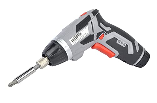Brüder Mannesmann Cordless Screwdriver 3.6 V Mini Stick Screwdriver with Li-ion Battery, 6 Speed Levels, Compact and Lightweight, Ideal for DIY and Furniture Assembly, 52-Piece Bit Assortment | M17735