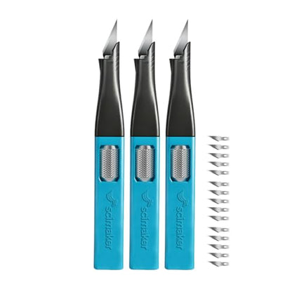 Precision Craft Knife, #11 Blade Storage, 3-Pack Blue - color: Blue*3pcs