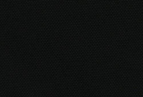 Black 1000D Waterproof Canvas Fabric by The Yard – Heavy Duty Outdoor Indoor Upholstery Fabric for Patio Furniture, Boat Covers, Bags & Crafts