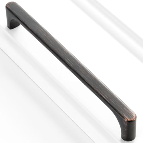 6-1/4 Inch Brushed Bronze Cabinet Pulls Kitchen Handle 10 Pack 3126 - color: Brushed Bronze, size: 6-1/4 In Hole Distance