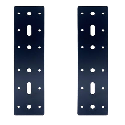 2PCS 11" X 3" Straight Steel Flat Plate,Heavy Duty Mending Plate Joining Connecting Brackets, I Strap Metal Plate.Fit 4x4,6x6 for Repair House,Furniture,Pavilion,Straight Flat Plate for tress framing - size: 11"x3"