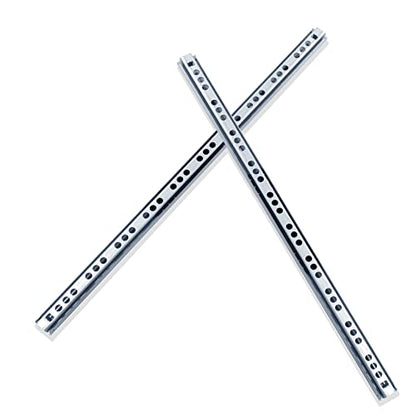 Uenhoy 6 Pair Drawer Slides 13.46" Two Way Slide Track Rail - size: 13.46"-6pairs