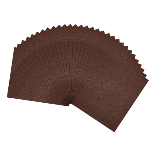 30 Pcs 60 Grit Sandpaper 4.5 x 5.5 Inch Sand Paper Alumina Red - size: 60Grit, 4.5 x 5.5 Inch