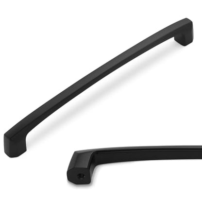 10 Pack 7.5 Inch Matte Black Kitchen Cabinet Handles - color: Matte Black, size: 7-1/2'' Hole Center(192mm)
