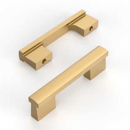Amerdeco 10 Pack Champagne Bronze Cabinet Pulls 3 Inch(76MM) Hole Centers Kitchen Cabinet Handles Hardware Kitchen Handles for Cabinets Cupboard Handles Drawer Pulls ZH0026 - color: Champagne Bronze, size: 3"/76MM Hole Center, style: 10 Pack