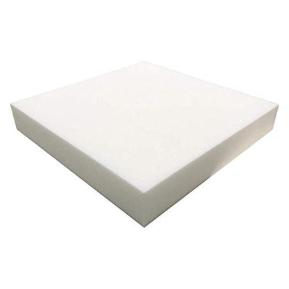 FOAMMA 8" x 21" x 27" Medium Density Upholstery Foam Cushion (Seat Replacement, Upholstery Sheet, Foam Padding) Made in USA - color: Medium Density, size: 8" x 21" x 27"