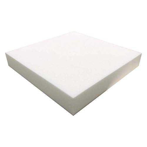 FOAMMA 10" x 15" x 17" Upholstery Foam High Density Foam (Chair Cushion Square Foam for Dinning Chairs, Wheelchair Seat Cushion Replacement) - size: 10" x 15" x 17"